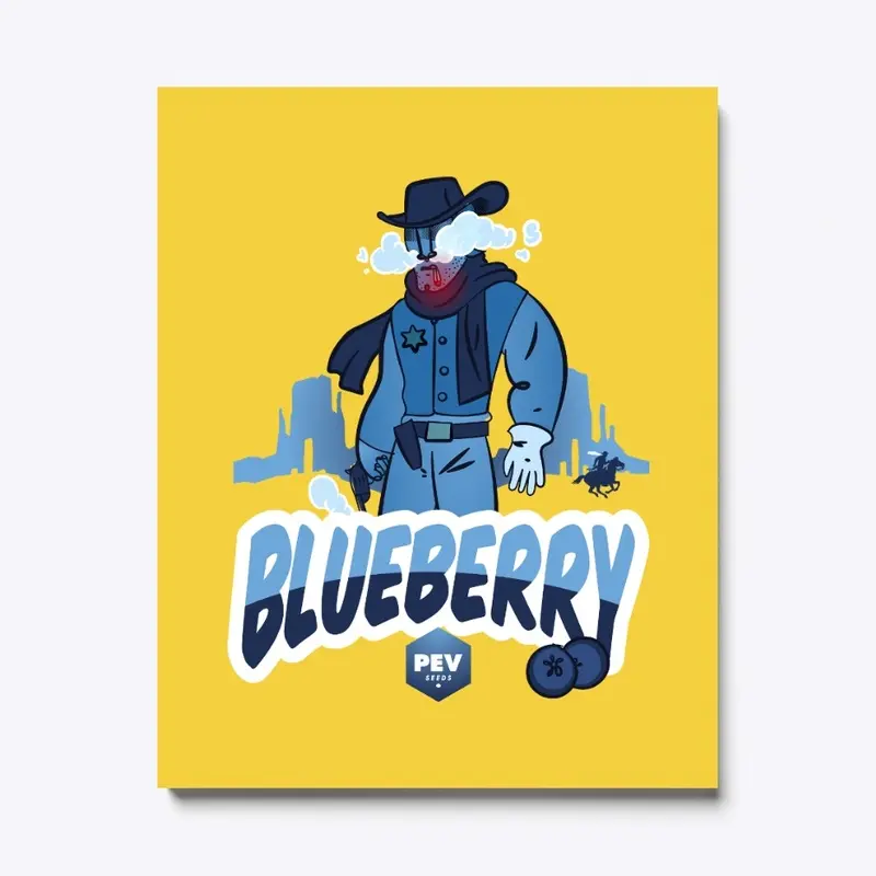 Blueberry | Wall Art | by PEV Art